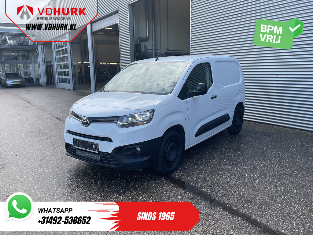 Toyota PROACE CITY Bestelbus 1.5 130 pk Aut. Carplay/ 3Pers./ Stoelverw./ Inrichting/ Camera/ Cruise/ Airco/ PDC/ Trekhaak 8