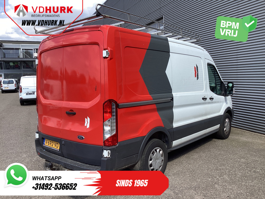 Ford Transit Bestelbus 2.0 TDCI 130 pk L2H2 Trend 2.8t Trekverm./ DB-VV./ Navi/ Camera/ Cruise/ Imperiaal/ Rearstep/ Trekhaak 1