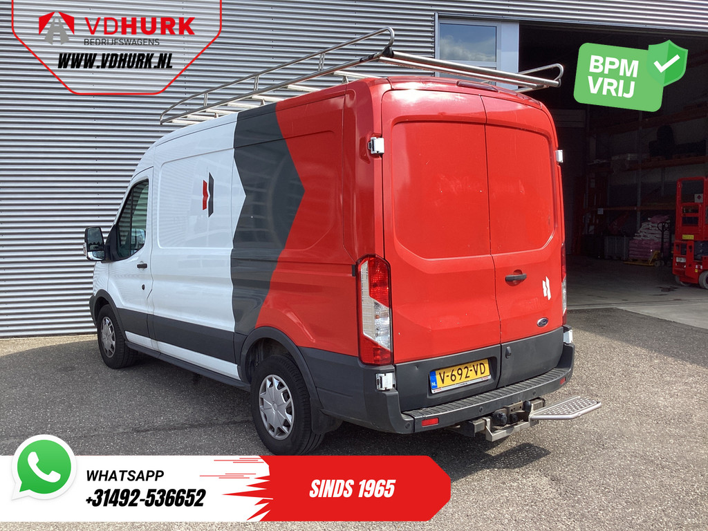 Ford Transit Bestelbus 2.0 TDCI 130 pk L2H2 Trend 2.8t Trekverm./ DB-VV./ Navi/ Camera/ Cruise/ Imperiaal/ Rearstep/ Trekhaak 8