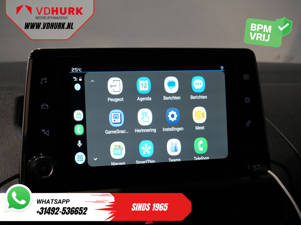 Peugeot Partner Bestelbus 1.2 BENZINE Aut. 110 pk Stoelverw./ Carplay/ Camera/ PDC/ Climate/ Cruise/ Trekhaak/ Airco 27