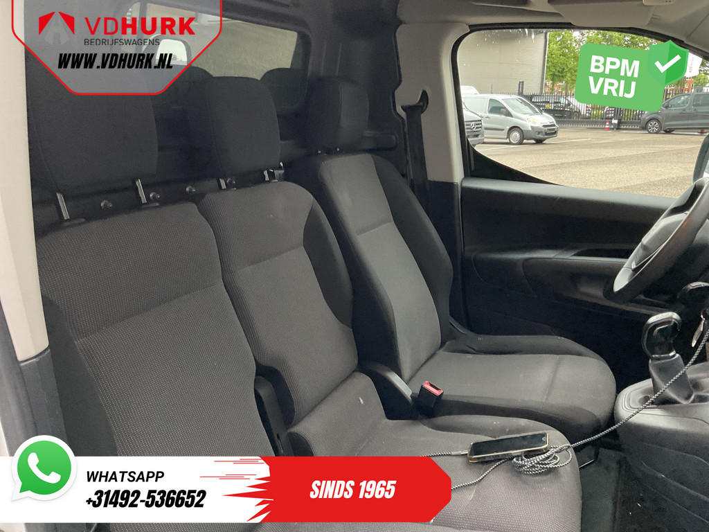 Peugeot Partner Bestelbus 1.5 HDI Carplay/ 3Pers./ Airco/ Cruise/ PDC/ Trekhaak 10