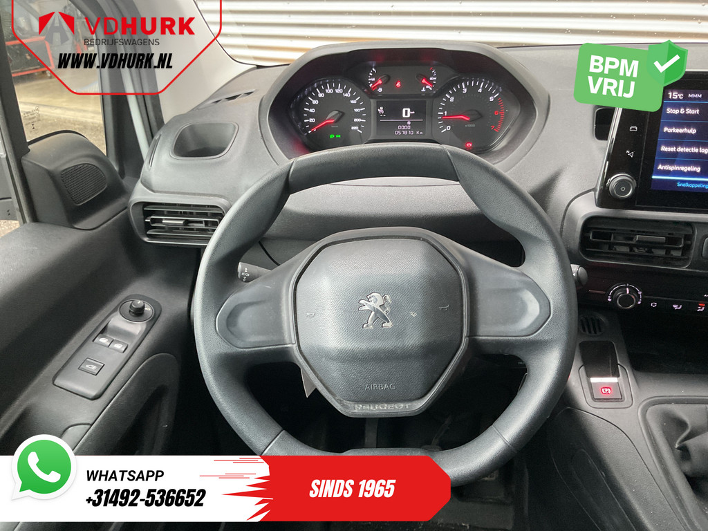 Peugeot Partner Bestelbus 1.5 HDI Carplay/ 3Pers./ Airco/ Cruise/ PDC/ Trekhaak 13