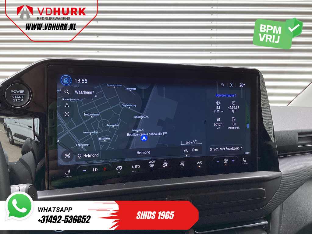 Ford Transit Custom Bestelbus 2.0 TDCI 170 pk Aut. L2 Limited LED/ Adapt.Cruise/ Keyless/ Standkachel/ Stoelverw./ Carplay/ Navi/ Camera/ Climate/ PDC/ Trekha 12