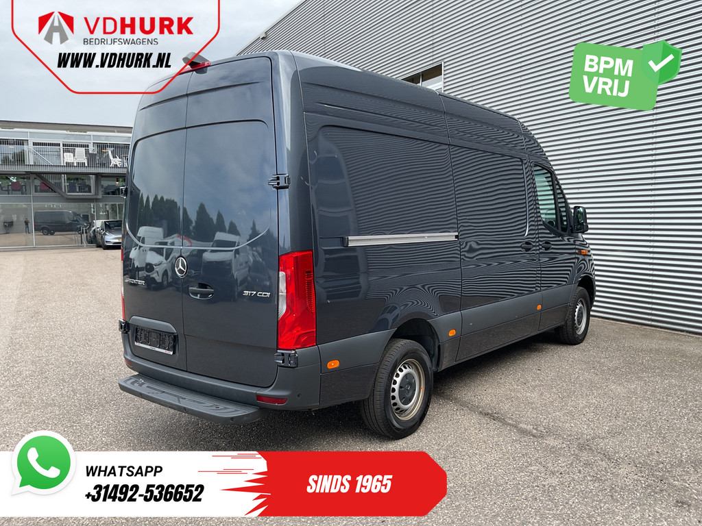 Mercedes-Benz Sprinter Bestelbus 317 CDI Aut. L2H2 LED/ Stoelverw./ Gev.Stoel/ 270Gr.Deuren/ Navi/ Camera/ Cruise/ Airco/ PDC 8