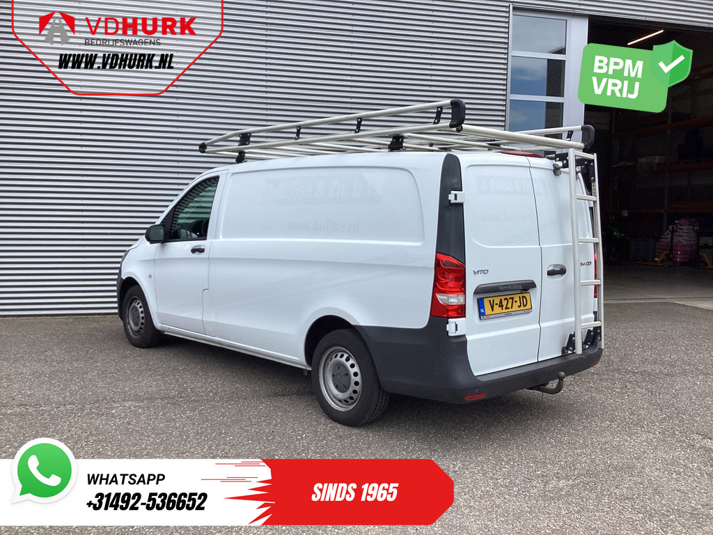 Mercedes-Benz Vito Bestelbus 114 CDI L2 Aut. Euro 6/ Imperiaal+Trap/ BOTT/ 2.5T trekverm./ Navi/ Camera/ Climate/ PDC/ Cruise/ Trekhaak 1