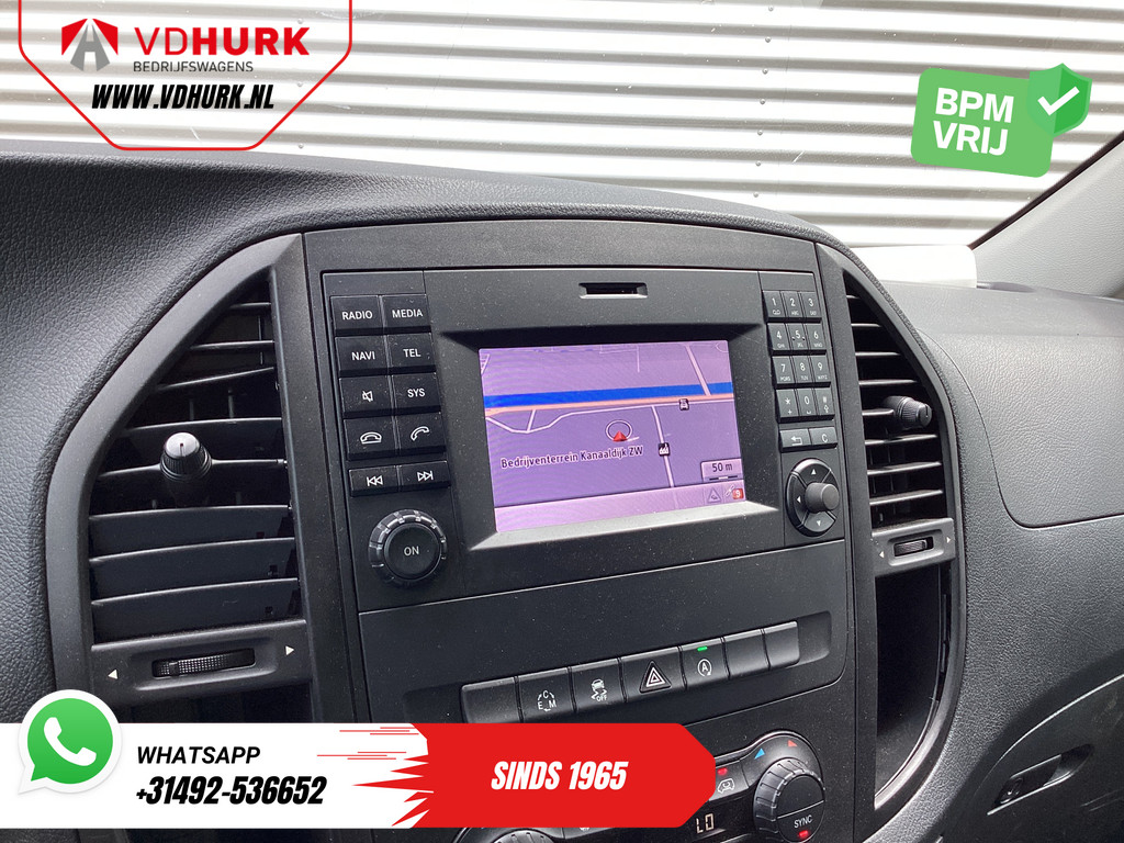 Mercedes-Benz Vito Bestelbus 114 CDI L2 Aut. Euro 6/ Imperiaal+Trap/ BOTT/ 2.5T trekverm./ Navi/ Camera/ Climate/ PDC/ Cruise/ Trekhaak 13