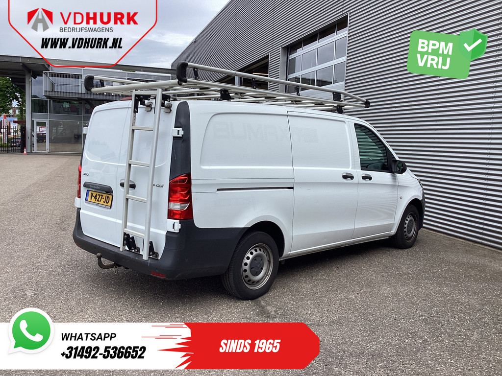 Mercedes-Benz Vito Bestelbus 114 CDI L2 Aut. Euro 6/ Imperiaal+Trap/ BOTT/ 2.5T trekverm./ Navi/ Camera/ Climate/ PDC/ Cruise/ Trekhaak 9