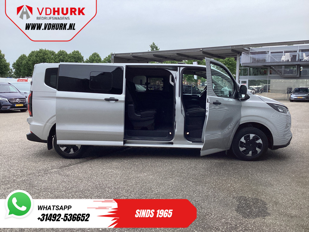 Ford E-Transit Custom Personenvervoer 320 km WLTP L2 Combi/ Kombi/ 9 pers./ LED/ Standkachel/ Stoelverw/ Stuurverw./ Carplay/ Camera/ Climate/ PDC/ Cruise 5
