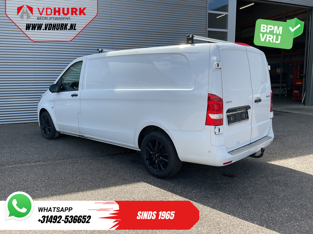 Mercedes-Benz Vito Bestelbus 119 CDI Aut. L3 LED/ Carplay/ Stoelverw./ Standkachel/ Navi/ Cruise/ Camera/ Airco/ 17”LMV/ PDC/ Dakdragers/ Trekhaak 1