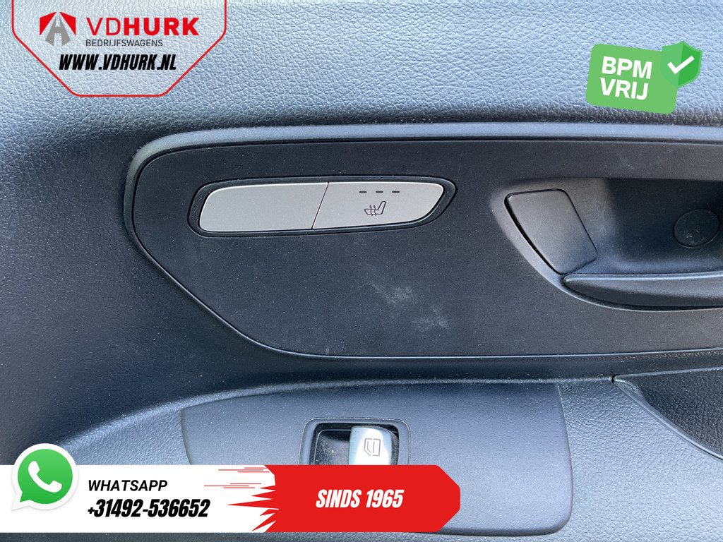 Mercedes-Benz Vito Bestelbus 119 CDI Aut. L3 LED/ Carplay/ Stoelverw./ Standkachel/ Navi/ Cruise/ Camera/ Airco/ 17”LMV/ PDC/ Dakdragers/ Trekhaak 12