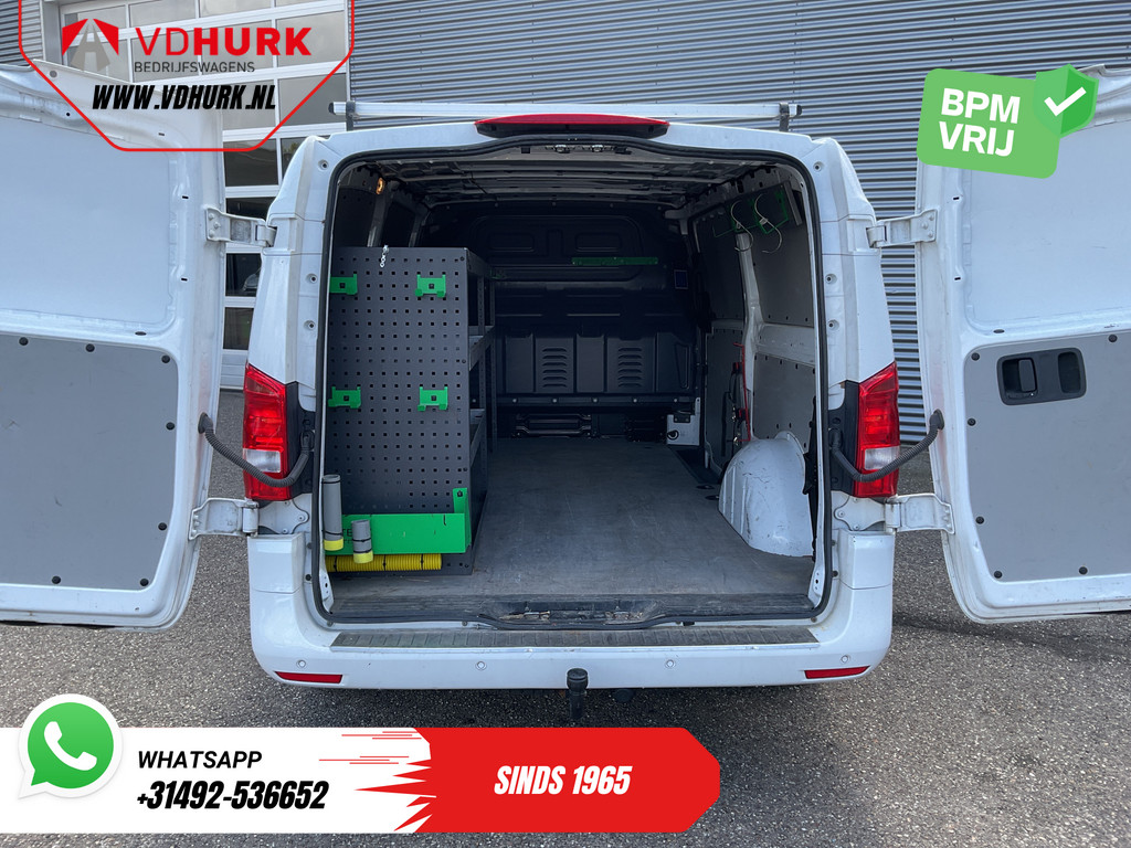 Mercedes-Benz Vito Bestelbus 119 CDI Aut. L3 LED/ Carplay/ Stoelverw./ Standkachel/ Navi/ Cruise/ Camera/ Airco/ 17”LMV/ PDC/ Dakdragers/ Trekhaak 5