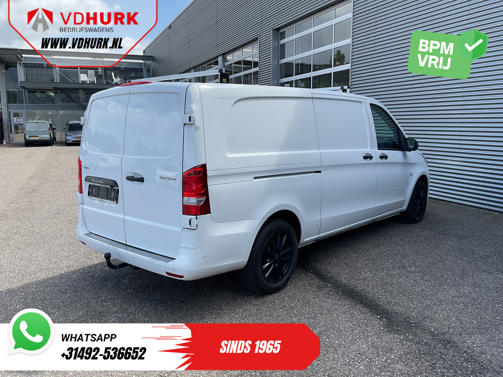 Mercedes-Benz Vito Bestelbus 119 CDI Aut. L3 LED/ Carplay/ Stoelverw./ Standkachel/ Navi/ Cruise/ Camera/ Airco/ 17”LMV/ PDC/ Dakdragers/ Trekhaak 9