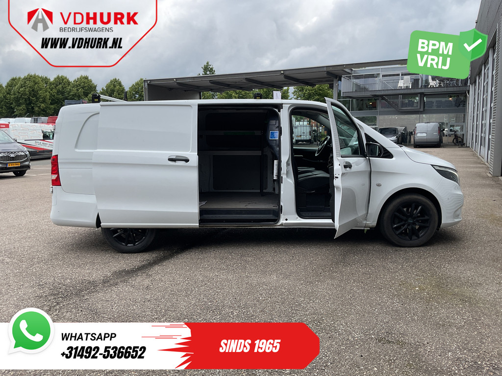 Mercedes-Benz Vito Bestelbus 119 CDI Aut. L3 LED/ Carplay/ Stoelverw./ Standkachel/ Navi/ Cruise/ Camera/ Airco/ 17”LMV/ PDC/ Dakdragers/ Trekhaak 4