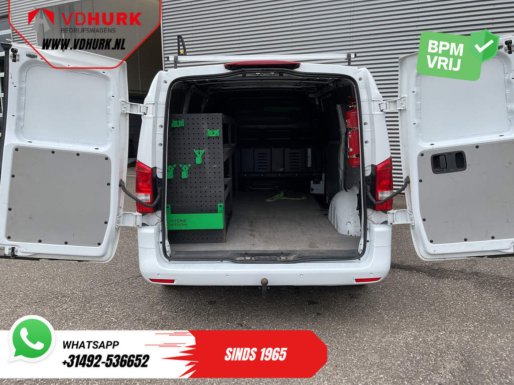 Mercedes-Benz Vito Bestelbus 119 CDI Aut. L3 LED/ Carplay/ Stoelverw./ Standkachel/ Navi/ Cruise/ Camera/ Airco/ 17”LMV/ PDC/ Dakdragers/ Trekhaak 5