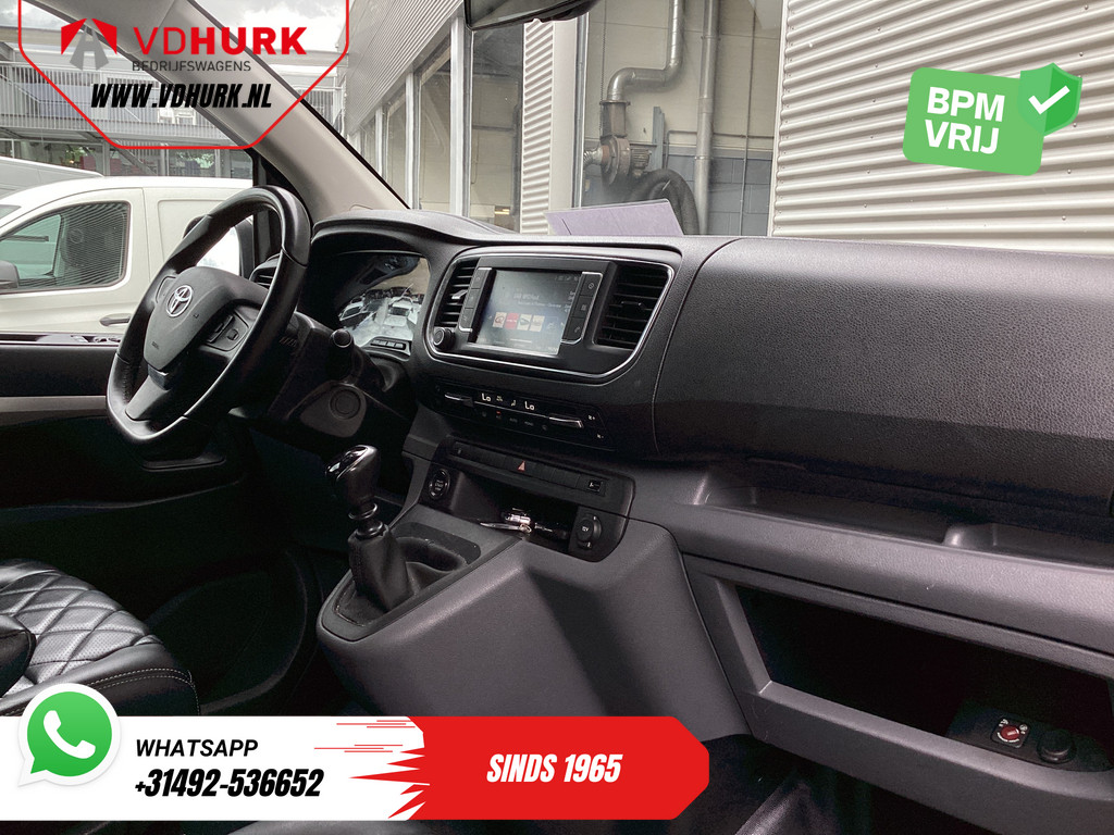 Toyota ProAce Worker Bestelbus 2.0 DC Dubbel Cabine Dealer Ond./ 2.5T Trekverm./ Navi/ Carplay/ Leder/ Camera/ Climate/ PDC/ LMV/ Cruise/ Trekhaak 12