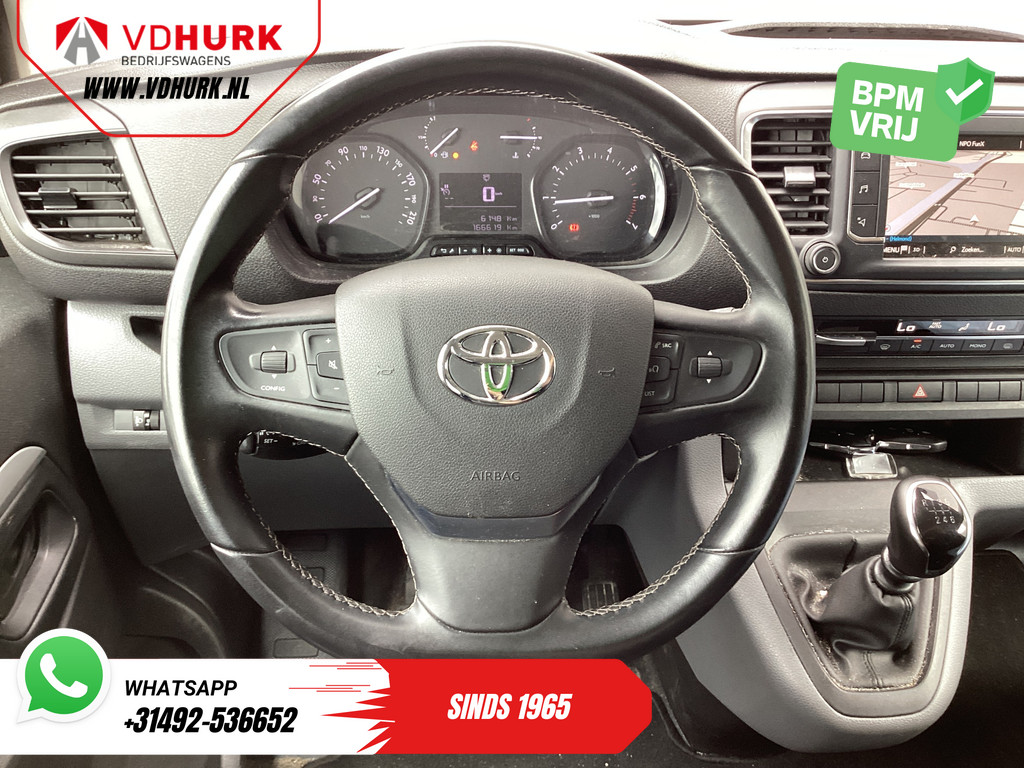 Toyota ProAce Worker Bestelbus 2.0 DC Dubbel Cabine Dealer Ond./ 2.5T Trekverm./ Navi/ Carplay/ Leder/ Camera/ Climate/ PDC/ LMV/ Cruise/ Trekhaak 13