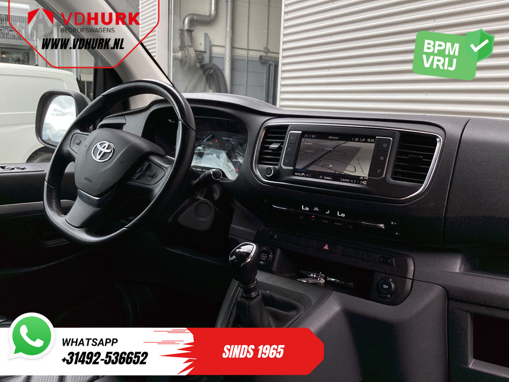 Toyota ProAce Worker Bestelbus 2.0 DC Dubbel Cabine Dealer Ond./ 2.5T Trekverm./ Navi/ Carplay/ Leder/ Camera/ Climate/ PDC/ LMV/ Cruise/ Trekhaak 2