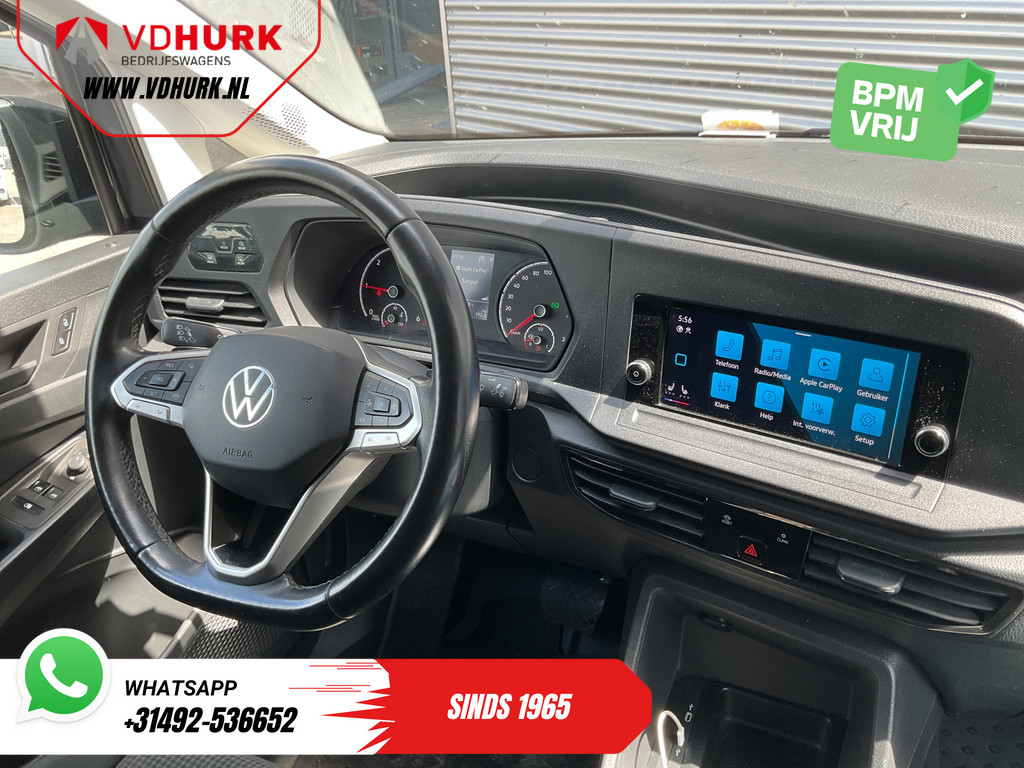Volkswagen Caddy Cargo Maxi Bestelbus 2.0 TDI 125 pk DSG Aut. LED/ Carplay/ Standkachel/ Stoelverw./ Cruise/ Camera/ Airco/ 17”LMV/ PDC/ Trekhaak 12