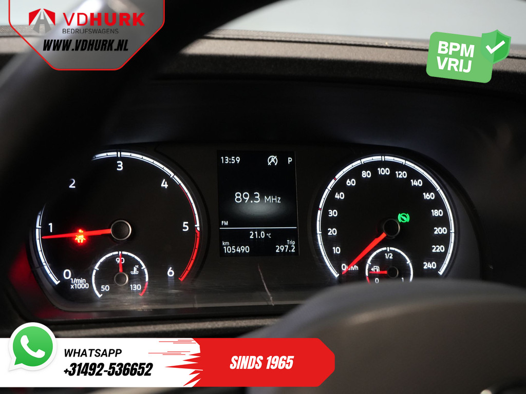 Volkswagen Caddy Cargo Maxi Bestelbus 2.0 TDI 125 pk DSG Aut. LED/ Carplay/ Standkachel/ Stoelverw./ Cruise/ Camera/ Airco/ 17”LMV/ PDC/ Trekhaak 19