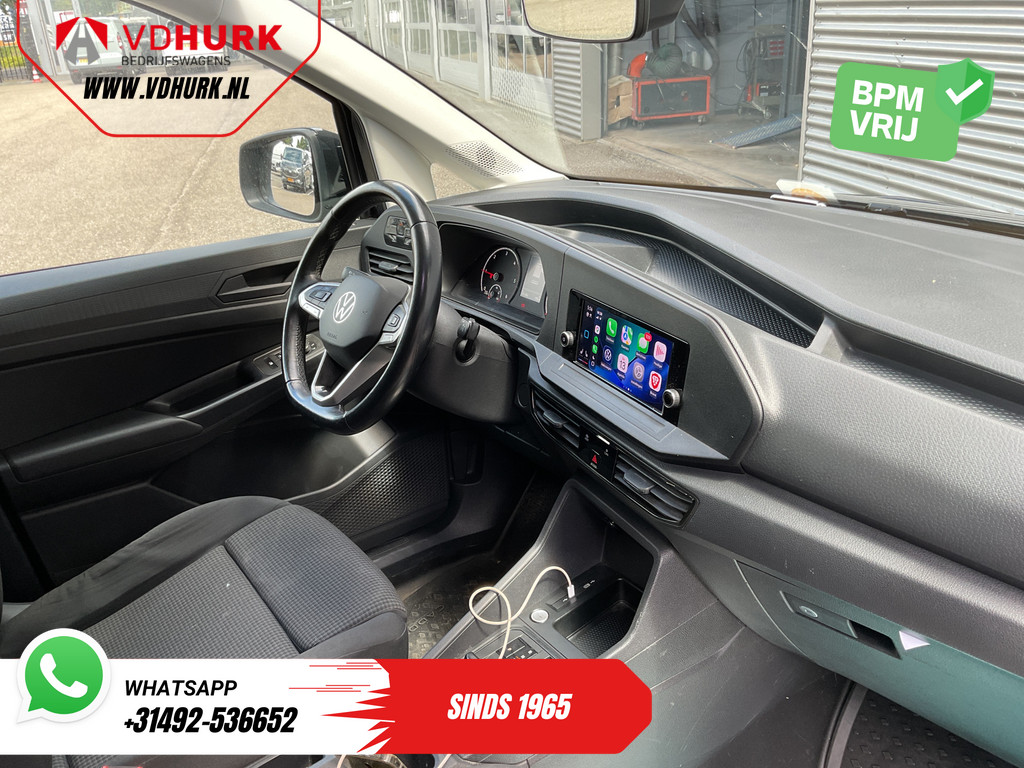 Volkswagen Caddy Cargo Maxi Bestelbus 2.0 TDI 125 pk DSG Aut. LED/ Carplay/ Standkachel/ Stoelverw./ Cruise/ Camera/ Airco/ 17”LMV/ PDC/ Trekhaak 2