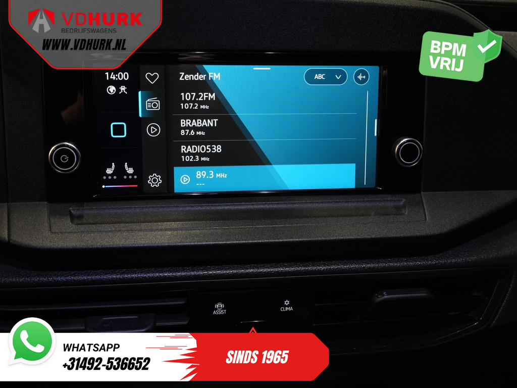 Volkswagen Caddy Cargo Maxi Bestelbus 2.0 TDI 125 pk DSG Aut. LED/ Carplay/ Standkachel/ Stoelverw./ Cruise/ Camera/ Airco/ 17”LMV/ PDC/ Trekhaak 21