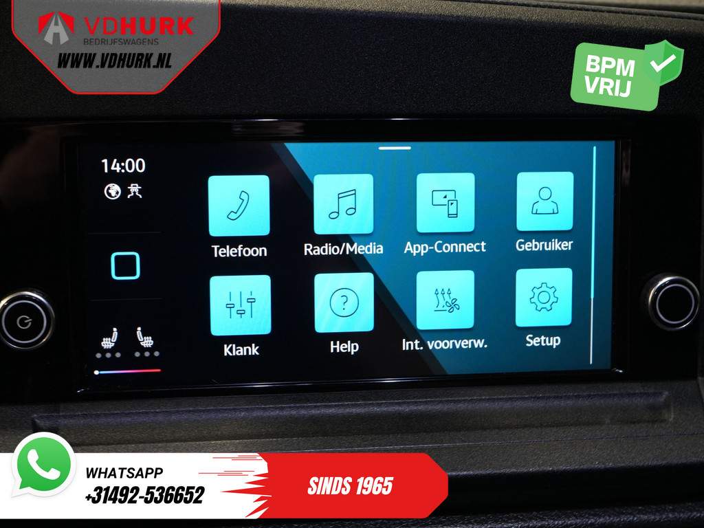 Volkswagen Caddy Cargo Maxi Bestelbus 2.0 TDI 125 pk DSG Aut. LED/ Carplay/ Standkachel/ Stoelverw./ Cruise/ Camera/ Airco/ 17”LMV/ PDC/ Trekhaak 22