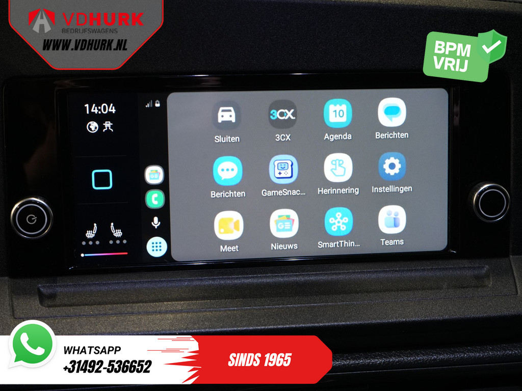 Volkswagen Caddy Cargo Maxi Bestelbus 2.0 TDI 125 pk DSG Aut. LED/ Carplay/ Standkachel/ Stoelverw./ Cruise/ Camera/ Airco/ 17”LMV/ PDC/ Trekhaak 25