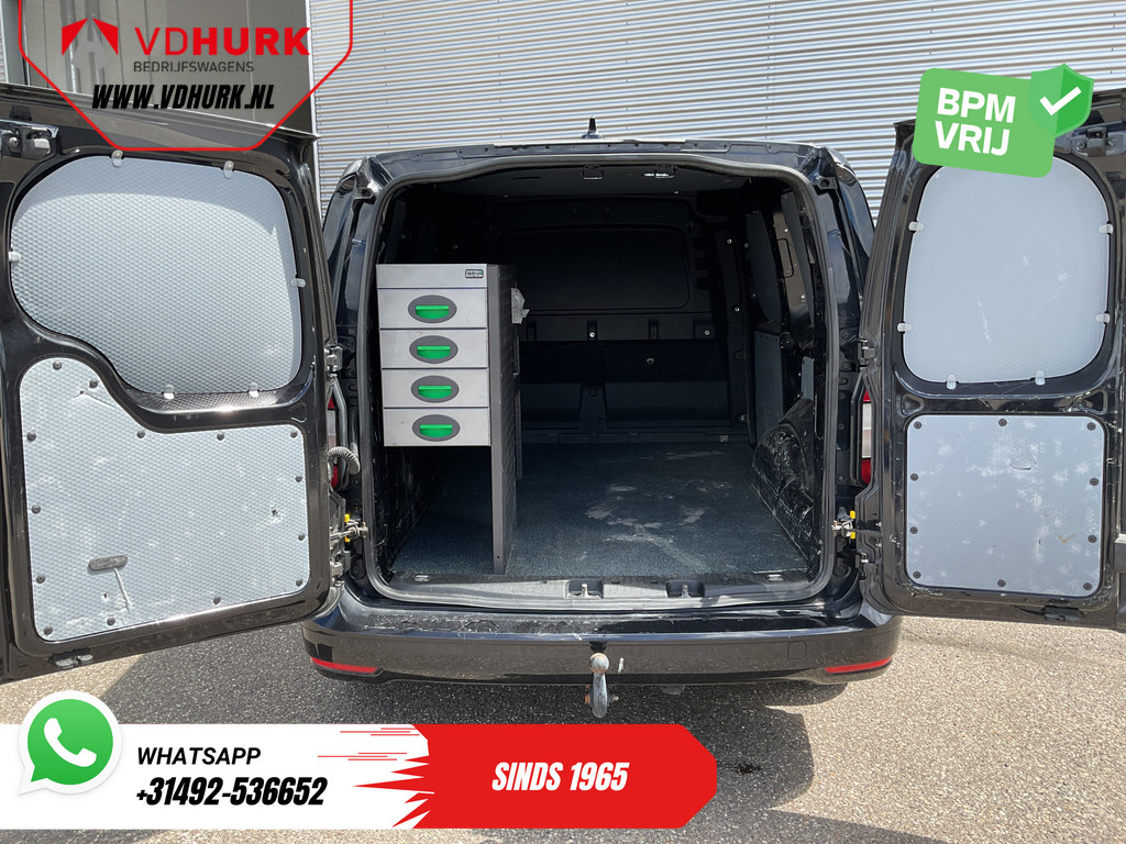 Volkswagen Caddy Cargo Maxi Bestelbus 2.0 TDI 125 pk DSG Aut. LED/ Carplay/ Standkachel/ Stoelverw./ Cruise/ Camera/ Airco/ 17”LMV/ PDC/ Trekhaak 5