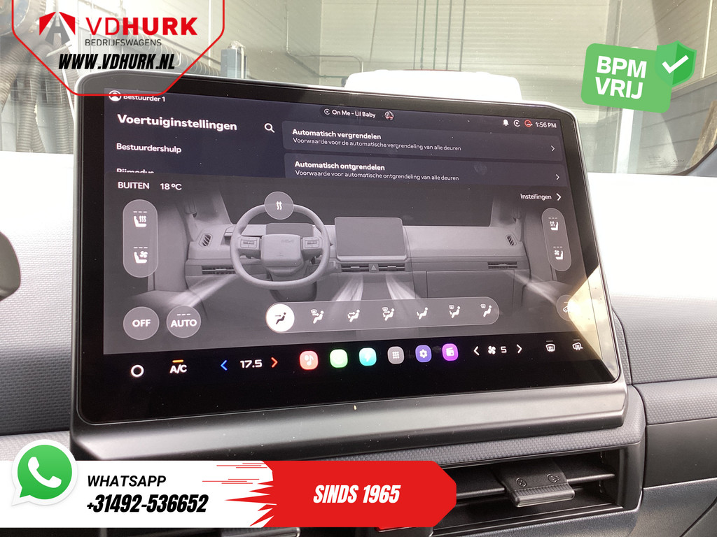 Kia PV5 Bestelbus Elite Executive 71.2 kWh 416 km WLTP L2 Warmtepomp/ 2x Schuifdeur/ Stoelvent./ Stoelverw./ Adapt.Cruise/ Leder/ Navi/ Carplay/ 3 16