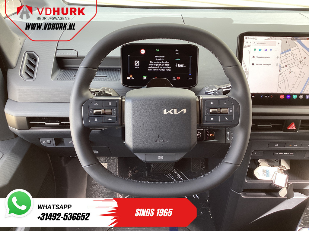 Kia PV5 Bestelbus Elite Executive 71.2 kWh 416 km WLTP L2 Warmtepomp/ 2x Schuifdeur/ Stoelvent./ Stoelverw./ Adapt.Cruise/ Leder/ Navi/ Carplay/ 3 12