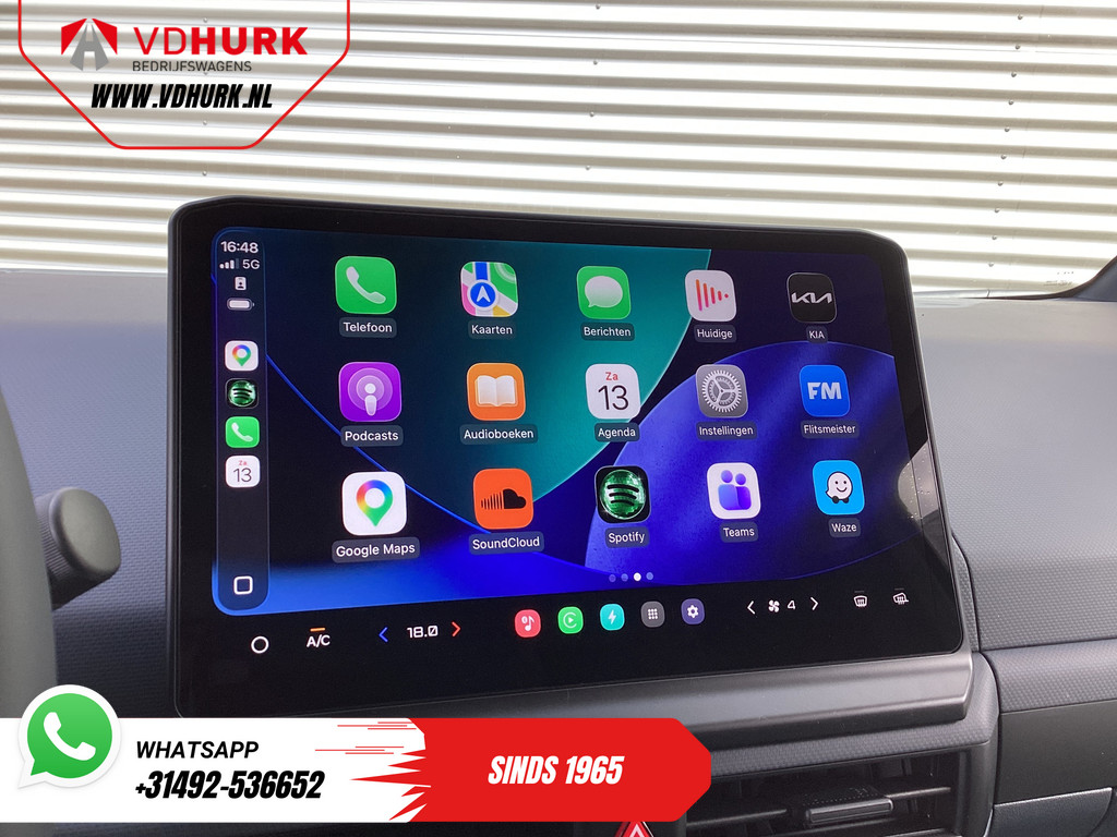 Kia PV5 Bestelbus Elite Executive 71.2 kWh 416 km WLTP L2 Warmtepomp/ 2x Schuifdeur/ Stoelvent./ Stoelverw./ Adapt.Cruise/ Leder/ Navi/ Carplay/ 3 15