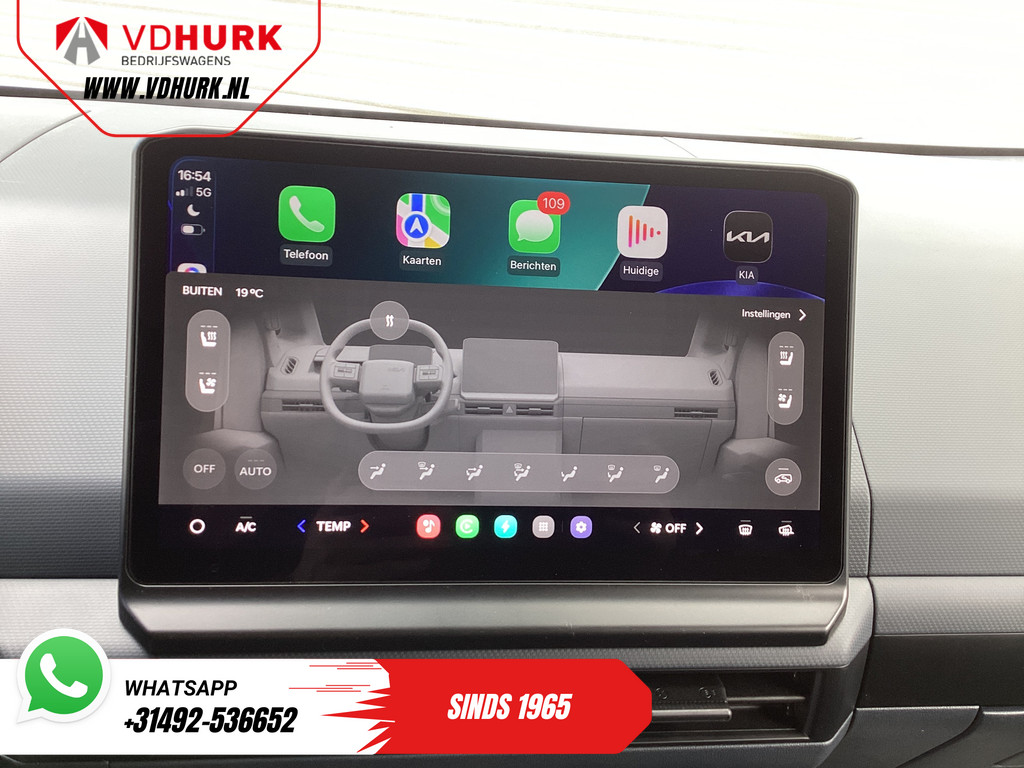 Kia PV5 Bestelbus Elite Executive 71.2 kWh 416 km WLTP L2 Warmtepomp/ 2x Schuifdeur/ Stoelvent./ Stoelverw./ Adapt.Cruise/ Leder/ Navi/ Carplay/ 3 12