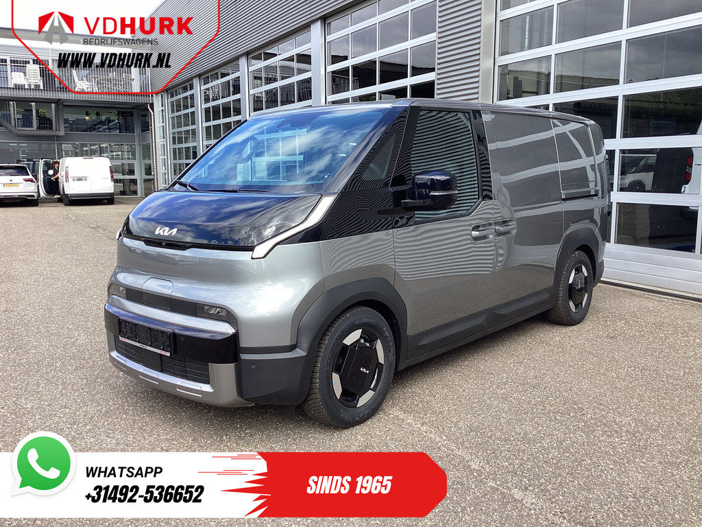 Kia PV5 Bestelbus Elite Executive 71.2 kWh 416 km WLTP L2 Warmtepomp/ 2x Schuifdeur/ Stoelvent./ Stoelverw./ Adapt.Cruise/ Leder/ Navi/ Carplay/ 3 7