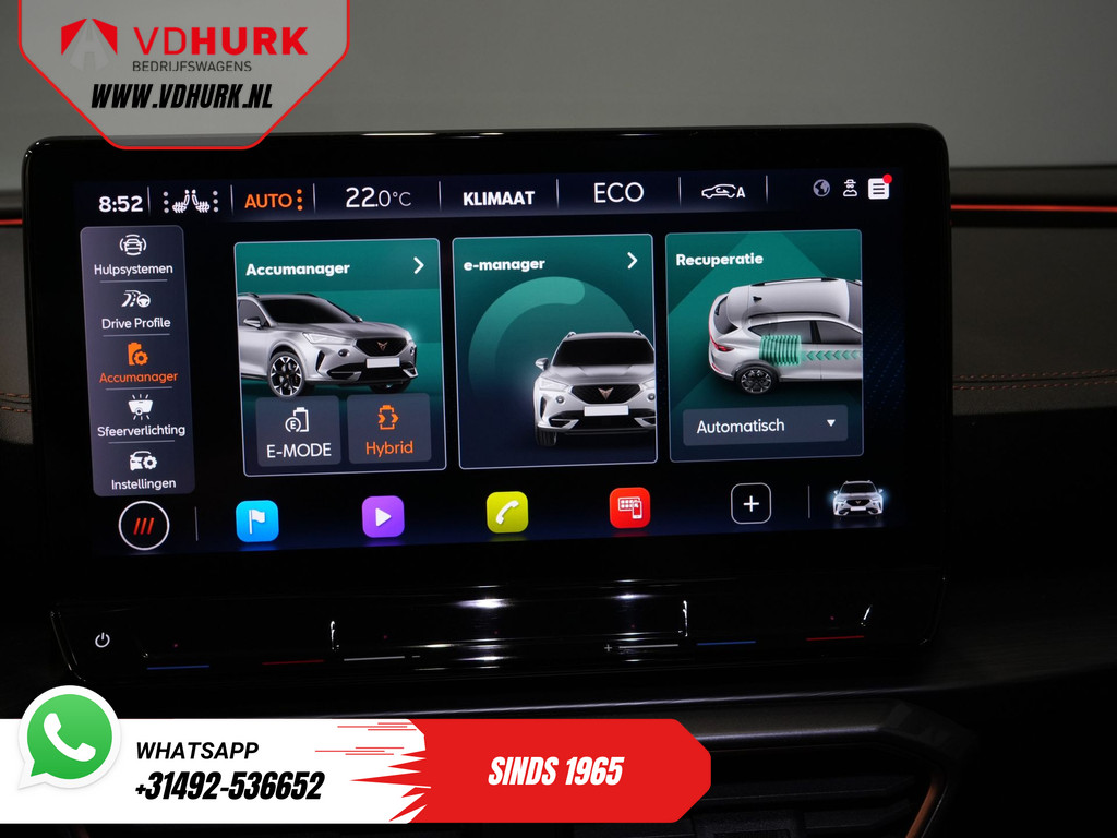 CUPRA Formentor SUV 1.4 e-Hybrid 245 pk VZ Performance Standkachel/ Stoelverw./ Elek.klep/ Memory/ Adapt.cruise/ Navi/ Climate/ Camera/ PDC/ 19” LMV 29