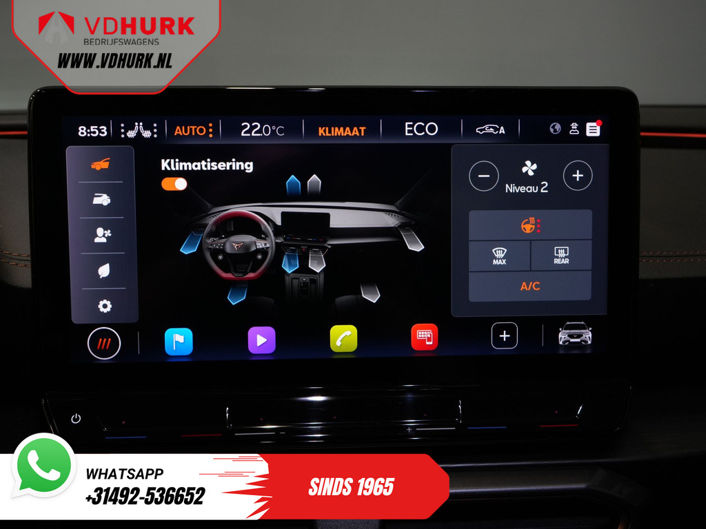 CUPRA Formentor SUV 1.4 e-Hybrid 245 pk VZ Performance Standkachel/ Stoelverw./ Elek.klep/ Memory/ Adapt.cruise/ Navi/ Climate/ Camera/ PDC/ 19” LMV 30