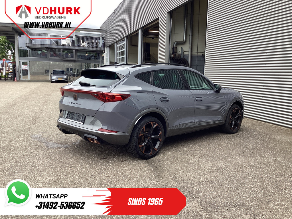 CUPRA Formentor SUV 1.4 e-Hybrid 245 pk VZ Performance Standkachel/ Stoelverw./ Elek.klep/ Memory/ Adapt.cruise/ Navi/ Climate/ Camera/ PDC/ 19” LMV 8
