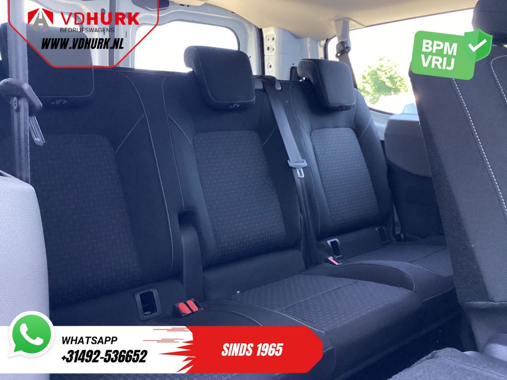 Ford E-Transit Custom Personenvervoer Kombi Trend 71kWh 360 km WLTP LED/Standkachel/ Stoelverw./ Stuurverw./ Carplay/ 9 P/ 9 Persoons/ Climate/ Camera/ PDC/ Cruise 11