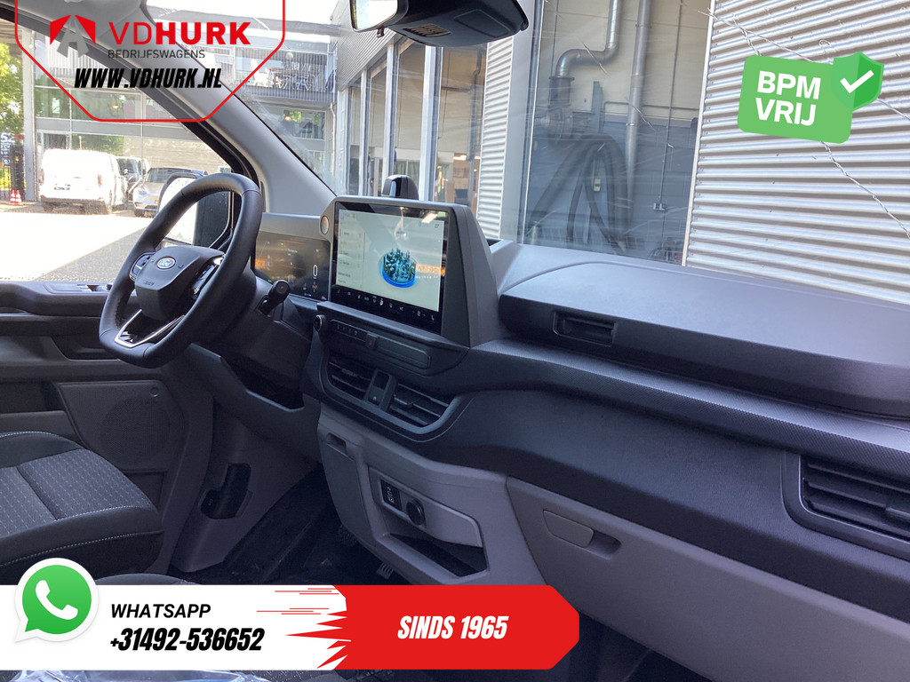 Ford E-Transit Custom Personenvervoer Kombi Trend 71kWh 360 km WLTP LED/Standkachel/ Stoelverw./ Stuurverw./ Carplay/ 9 P/ 9 Persoons/ Climate/ Camera/ PDC/ Cruise 12
