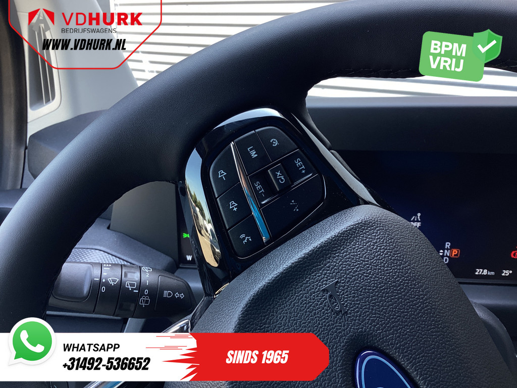 Ford E-Transit Custom Personenvervoer Kombi Trend 71kWh 360 km WLTP LED/Standkachel/ Stoelverw./ Stuurverw./ Carplay/ 9 P/ 9 Persoons/ Climate/ Camera/ PDC/ Cruise 19