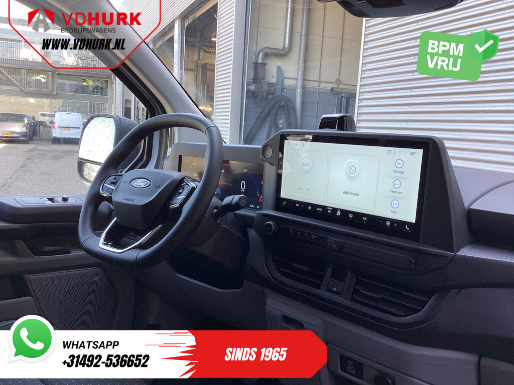 Ford E-Transit Custom Personenvervoer Kombi Trend 71kWh 360 km WLTP LED/Standkachel/ Stoelverw./ Stuurverw./ Carplay/ 9 P/ 9 Persoons/ Climate/ Camera/ PDC/ Cruise 2