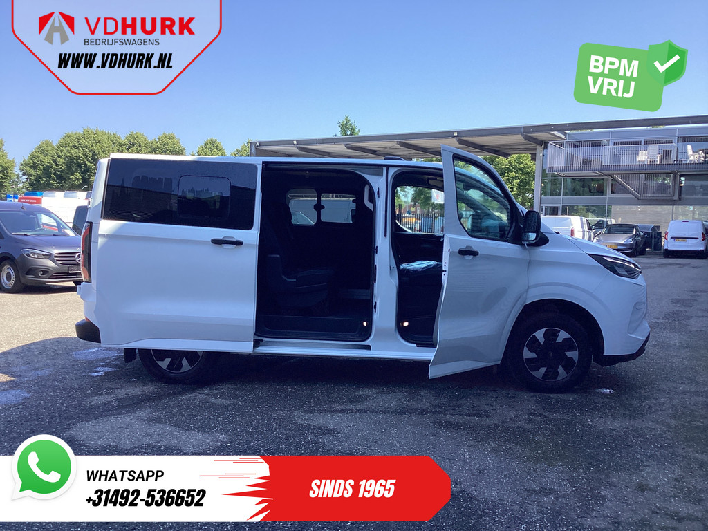 Ford E-Transit Custom Personenvervoer Kombi Trend 71kWh 360 km WLTP LED/Standkachel/ Stoelverw./ Stuurverw./ Carplay/ 9 P/ 9 Persoons/ Climate/ Camera/ PDC/ Cruise 5