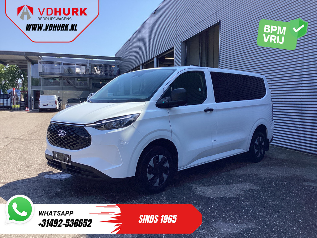 Ford E-Transit Custom Personenvervoer Kombi Trend 71kWh 360 km WLTP LED/Standkachel/ Stoelverw./ Stuurverw./ Carplay/ 9 P/ 9 Persoons/ Climate/ Camera/ PDC/ Cruise 8
