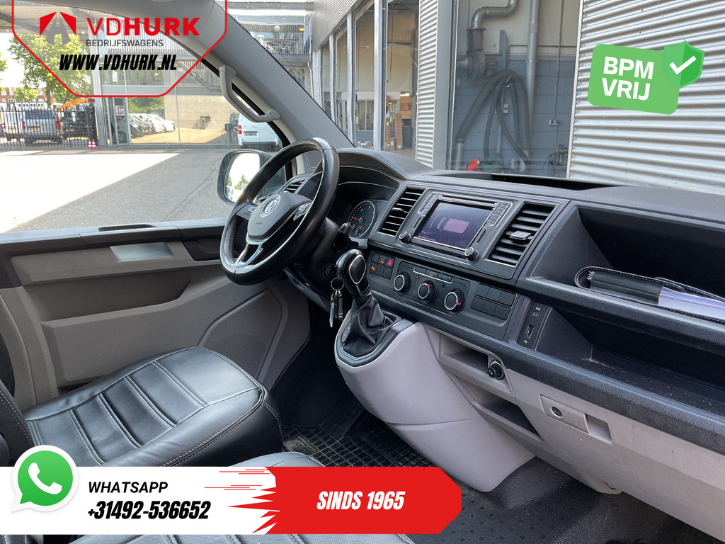 Volkswagen Transporter Bestelbus 2.0 TDI 150 pk DSG Aut. L2 MARGE LED/ 2.5t Trekverm./ 2x Schuifdeur/ Navi/ Camera/ Cruise/ Airco/ Imperiaal/ PDC/ Trekhaak 2