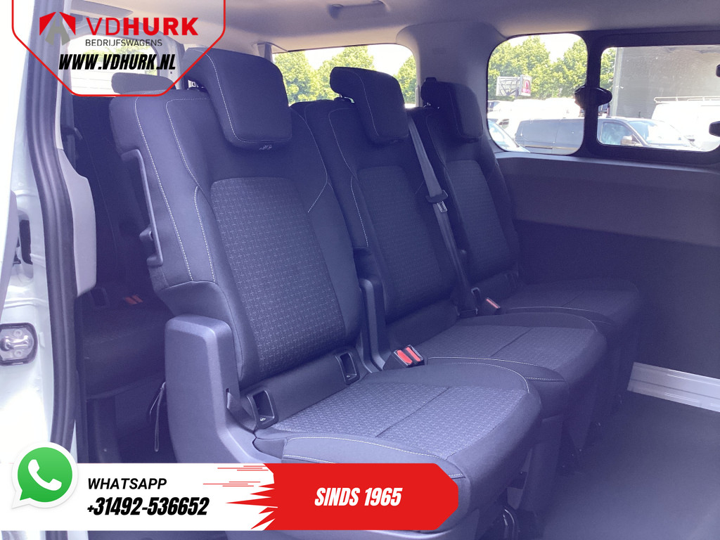 Ford E-Transit Custom Personenvervoer Kombi Trend 71kWh 360 km WLTP LED/Standkachel/ Stoelverw./ Stuurverw./ Carplay/ 9 P/ 9 Persoons/ Climate/ Camera/ PDC/ Cruise 10
