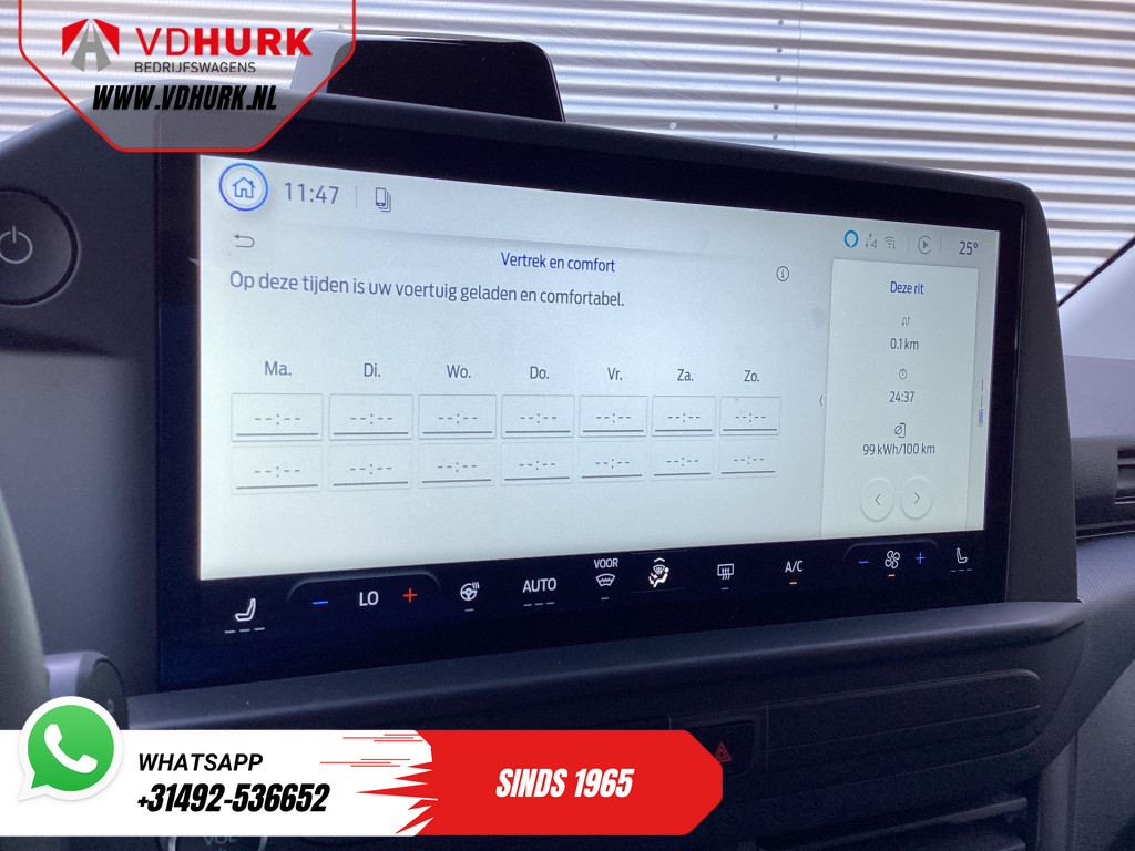 Ford E-Transit Custom Personenvervoer Kombi Trend 71kWh 360 km WLTP LED/Standkachel/ Stoelverw./ Stuurverw./ Carplay/ 9 P/ 9 Persoons/ Climate/ Camera/ PDC/ Cruise 16