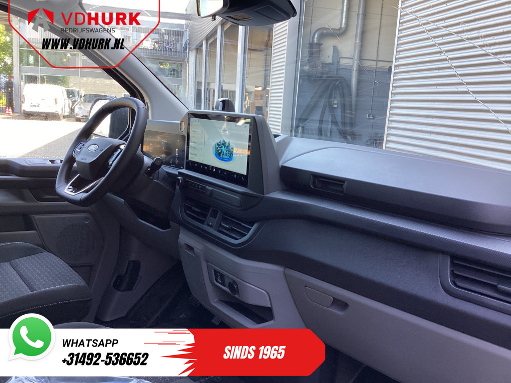 Ford E-Transit Custom Personenvervoer Kombi Trend 71kWh 360 km WLTP LED/Standkachel/ Stoelverw./ Stuurverw./ Carplay/ 9 P/ 9 Persoons/ Climate/ Camera/ PDC/ Cruise 12