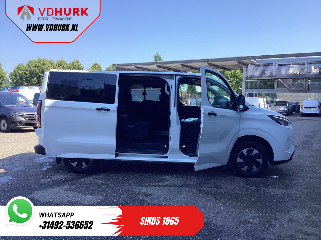 Ford E-Transit Custom Personenvervoer Kombi Trend 71kWh 360 km WLTP LED/Standkachel/ Stoelverw./ Stuurverw./ Carplay/ 9 P/ 9 Persoons/ Climate/ Camera/ PDC/ Cruise 5