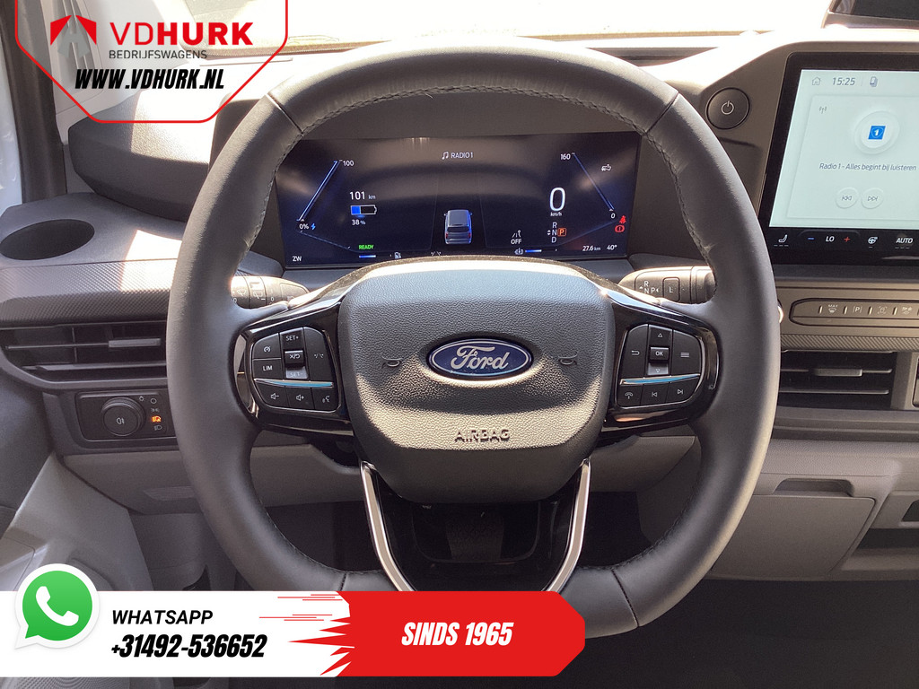 Ford E-Transit Cust Personenvervoer Kombi Trend 71kWh 360 km WLTP LED/Standkachel/ Stoelverw./ Stuurverw./ Carplay/ 9 P/ 9 Persoons/ Climate/ Camera/ PDC/ Cruise 13
