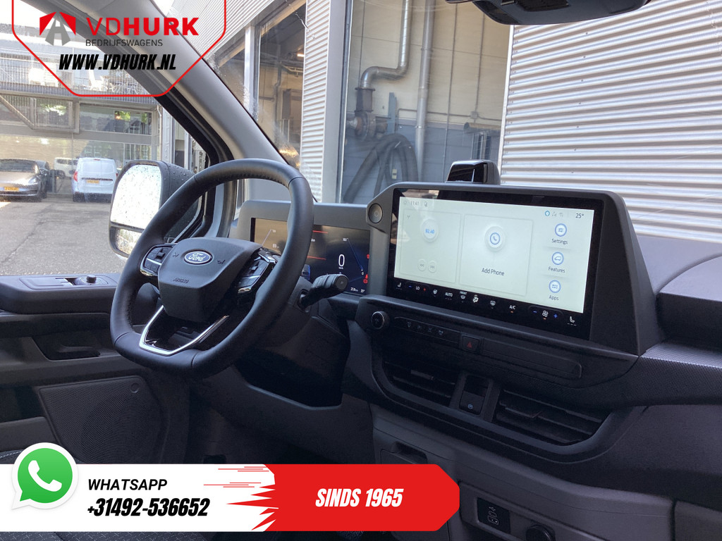 Ford E-Transit Cust Personenvervoer Kombi Trend 71kWh 360 km WLTP LED/Standkachel/ Stoelverw./ Stuurverw./ Carplay/ 9 P/ 9 Persoons/ Climate/ Camera/ PDC/ Cruise 2