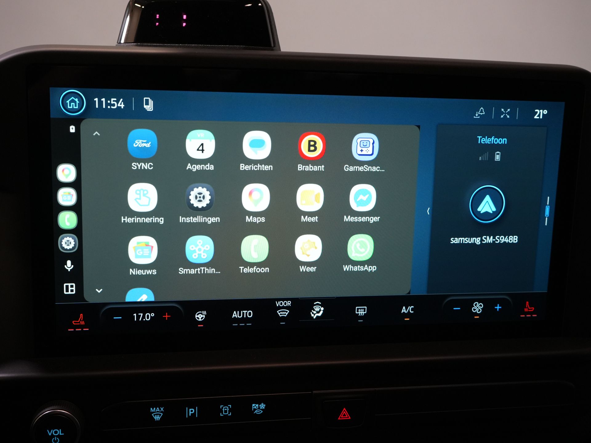 Ford E-Transit Custom Personenvervoer Kombi Trend 71kWh 360 km WLTP (Excl. BTW/Incl. BPM) LED/ Standkachel/ Stoelverw./ Stuurverw./ Carplay/ 9 P/ 9 Persoons/ Combi/ C 28